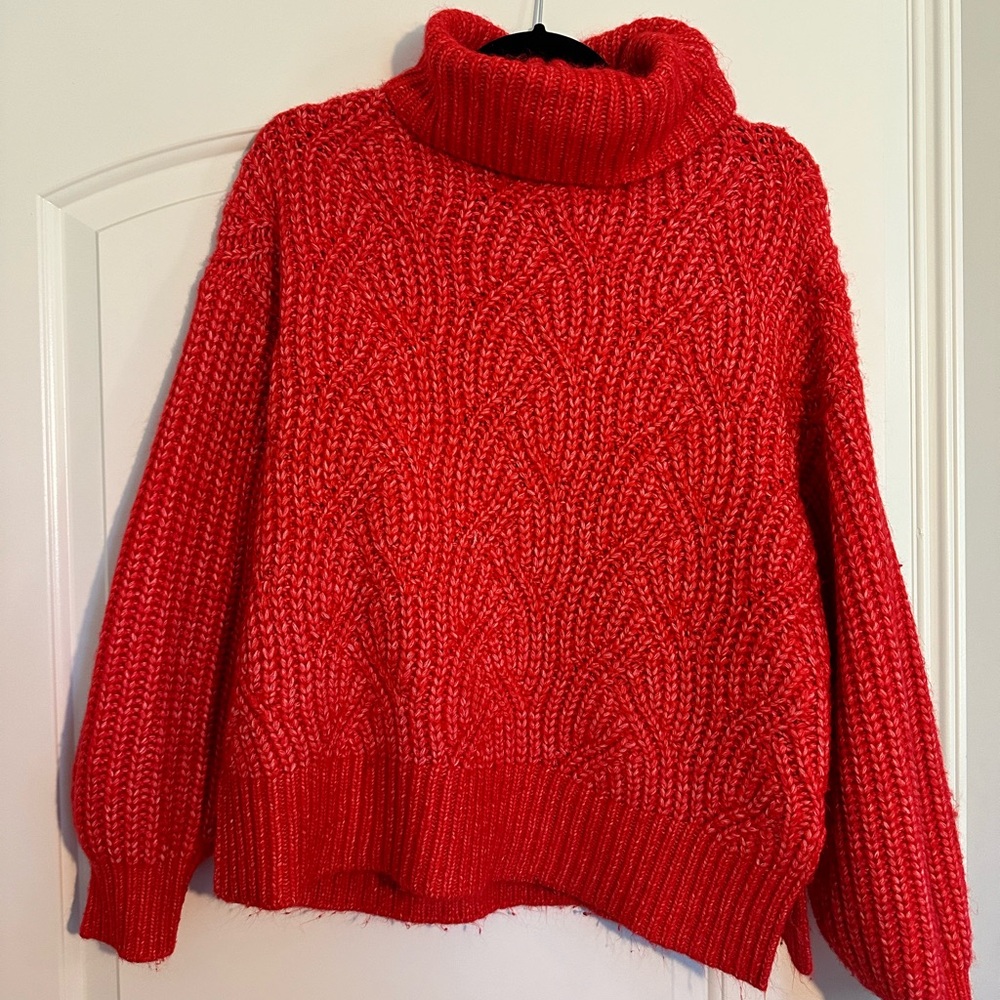 red sweater